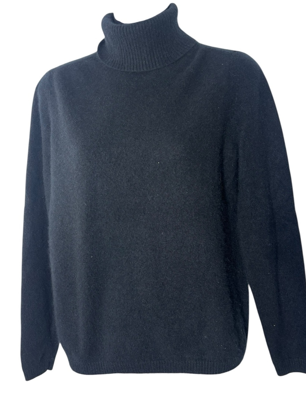 Neiman Marcus women’s‎ medium 100% cashmere black turtleneck sweater